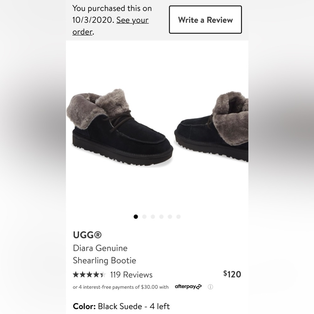 COPY - Diara Genuine Shearling Bootie